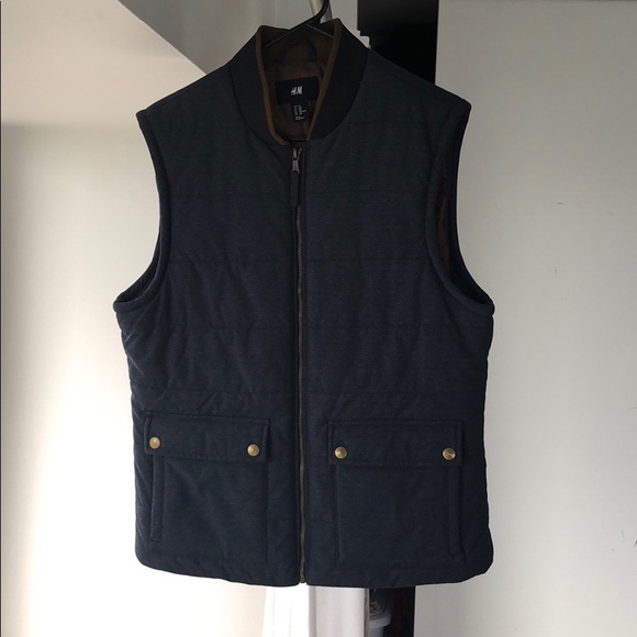 H&M denim vest size L 42R - Picture 1 of 3